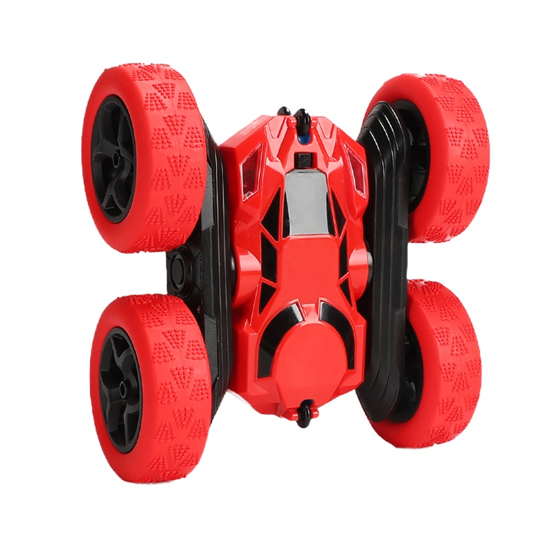 双面特技车360度旋转翻滚高速车灯光儿童摇控车玩具