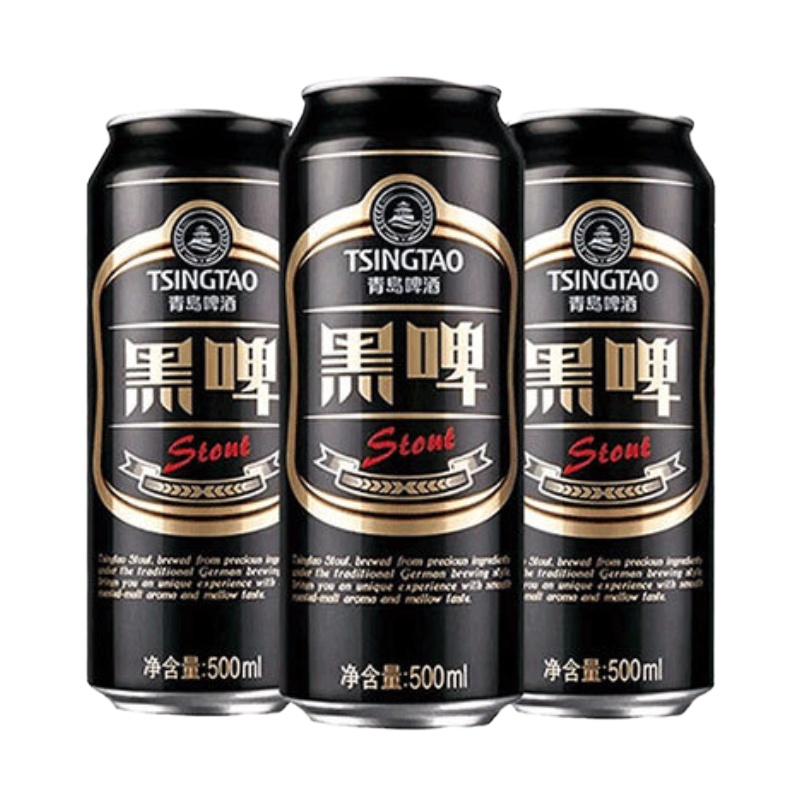青岛啤酒黑啤听装500ml