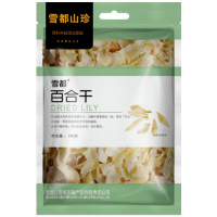 雪都 百合干货150g*2包 无熏硫大片百合干货 食用百合 干货特产