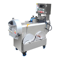 乐创(lecon)商用多功能切菜机 304不锈钢食堂土豆黄瓜萝卜切片切丝切丁机 JG-801