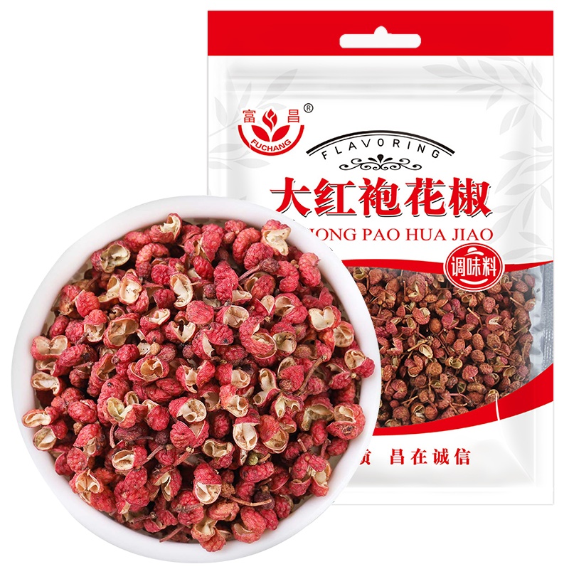 富昌 香辛料 大红袍花椒50g麻椒藤椒 厨房调味 大红袍麻椒藤椒火锅调料底料 佐料炖肉料