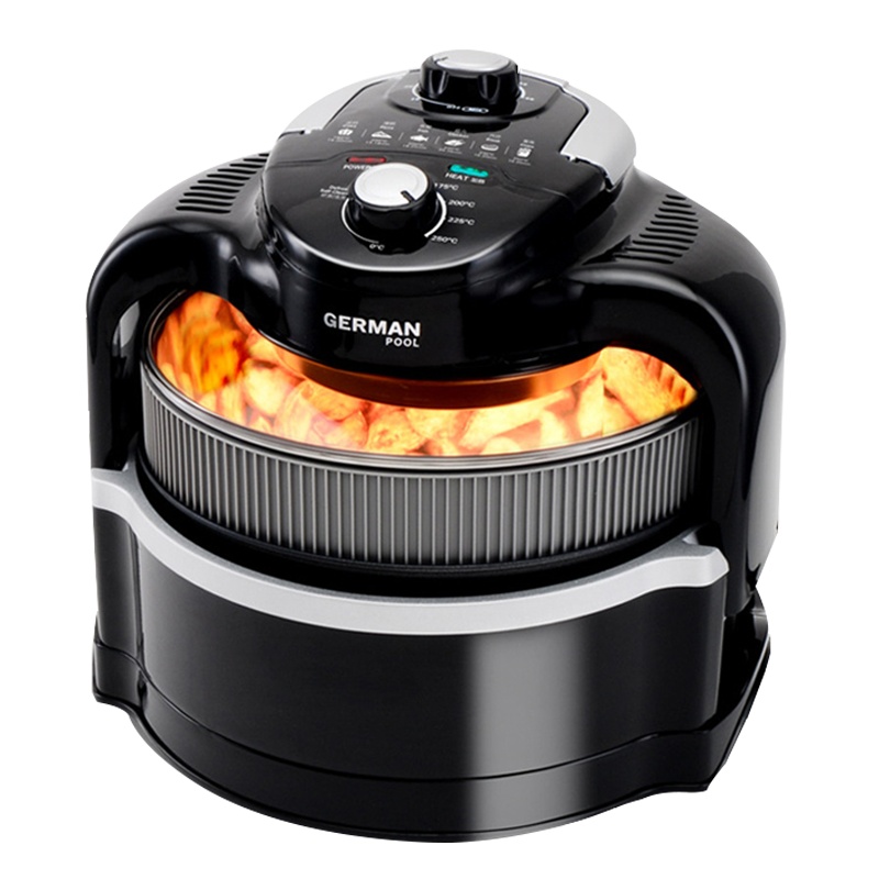 德国宝(GERMANPOOL)空气炸锅 CKF-110 无油烹饪 透视天窗 远红外线加热 循环热风 空气炸锅