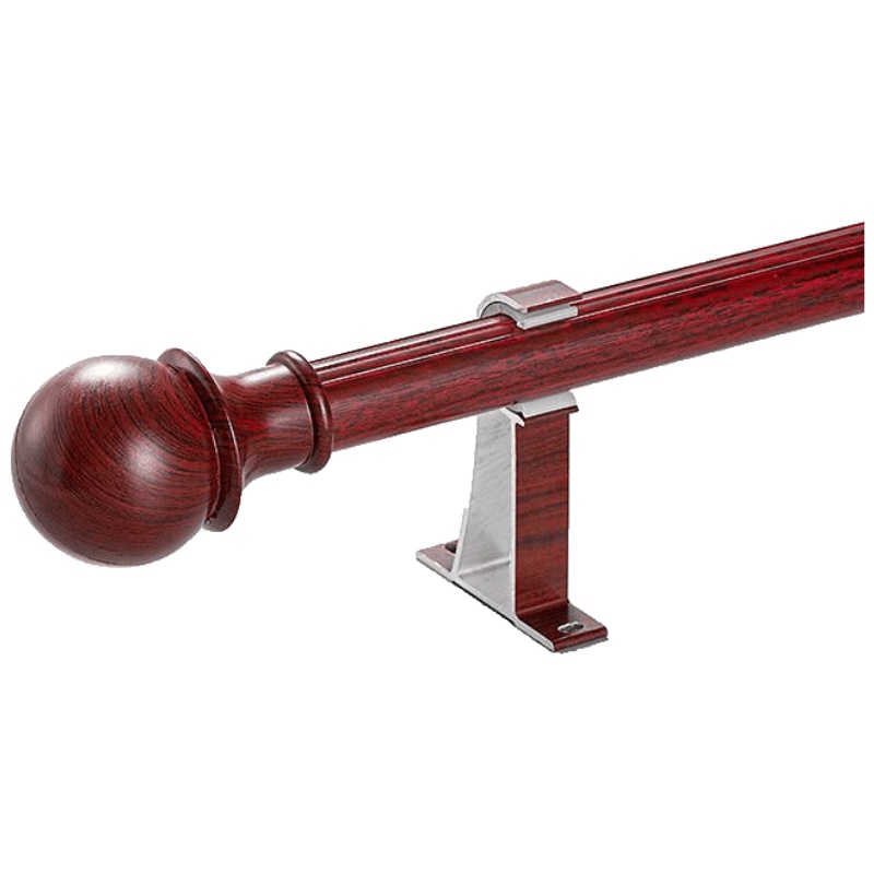 美帮汇罗马杆欧式北欧简约加厚窗帘杆单杆双杆单层双层轨道支架