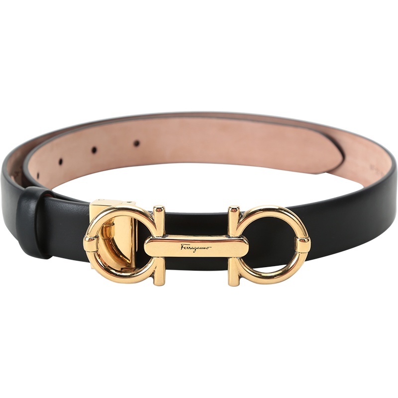 Ferragamo 菲拉格慕 女士 牛皮仿古板扣式皮带腰带230059