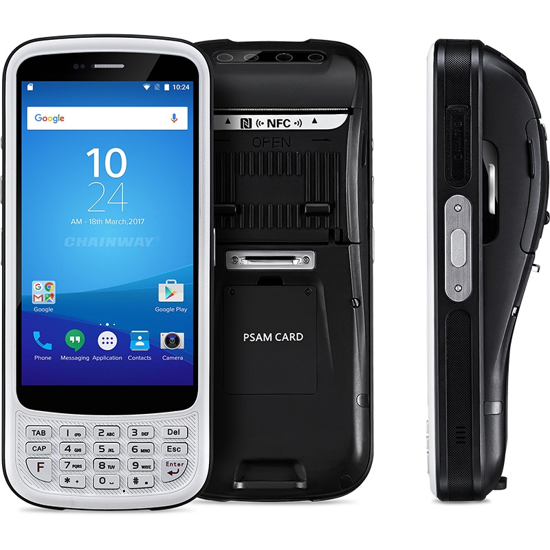 成为C75 智能打印手持终端2D+打印+NFC+PSAM+摄像头+4G(CH)+GPS+蓝牙(4核,2+16G)