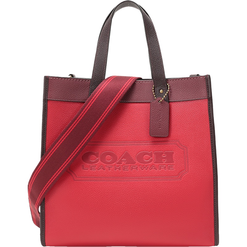 COACH 蔻驰 女士 专柜款FIELD系列皮革手提单肩斜挎包托特包 C0775