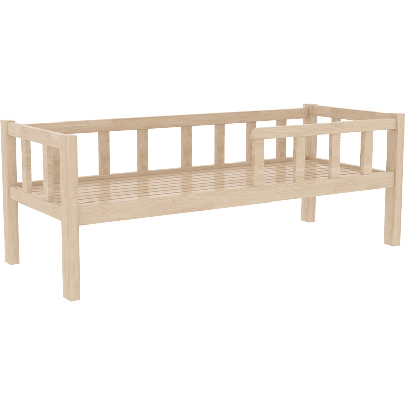 幼儿园床专用午睡床加厚儿童实木床宝宝午休床婴儿樟子松一体单人床