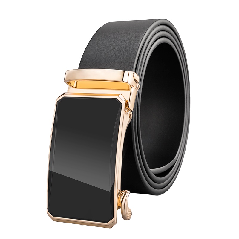 牛当家(CattleOWN)男士皮带无牙自动扣青年腰带男真皮头层牛皮裤带男中年7269