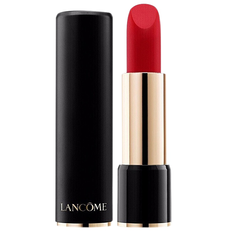 LANCOME兰蔻 菁纯丝绒哑光唇膏口红#505朱砂红3.4g