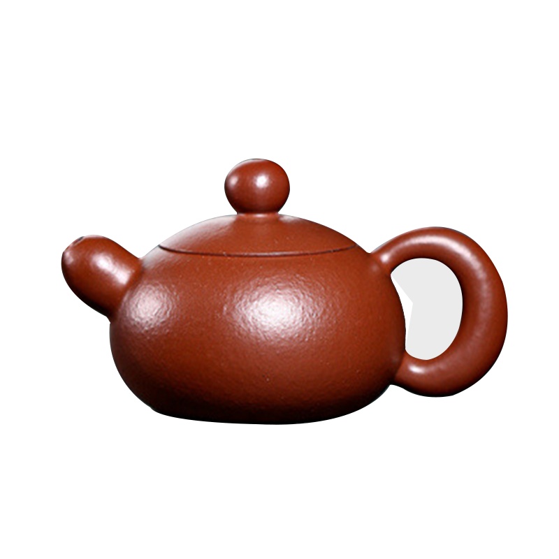 蕙韵 『拙韵西施』宜兴紫砂壶皱皮朱泥 创新单个人小容量茶具茶壶 100ml