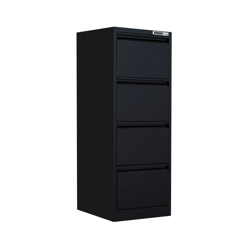 京洛京洛办公文件柜卡箱挂快捞档案柜抽屉式FC铁皮三抽柜二三四斗柜