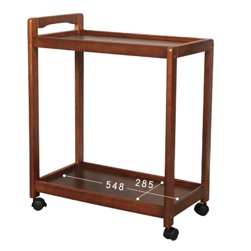 实木移动多功能茶水车 590*350*730MM