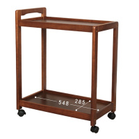 实木移动多功能茶水车 590*350*730MM