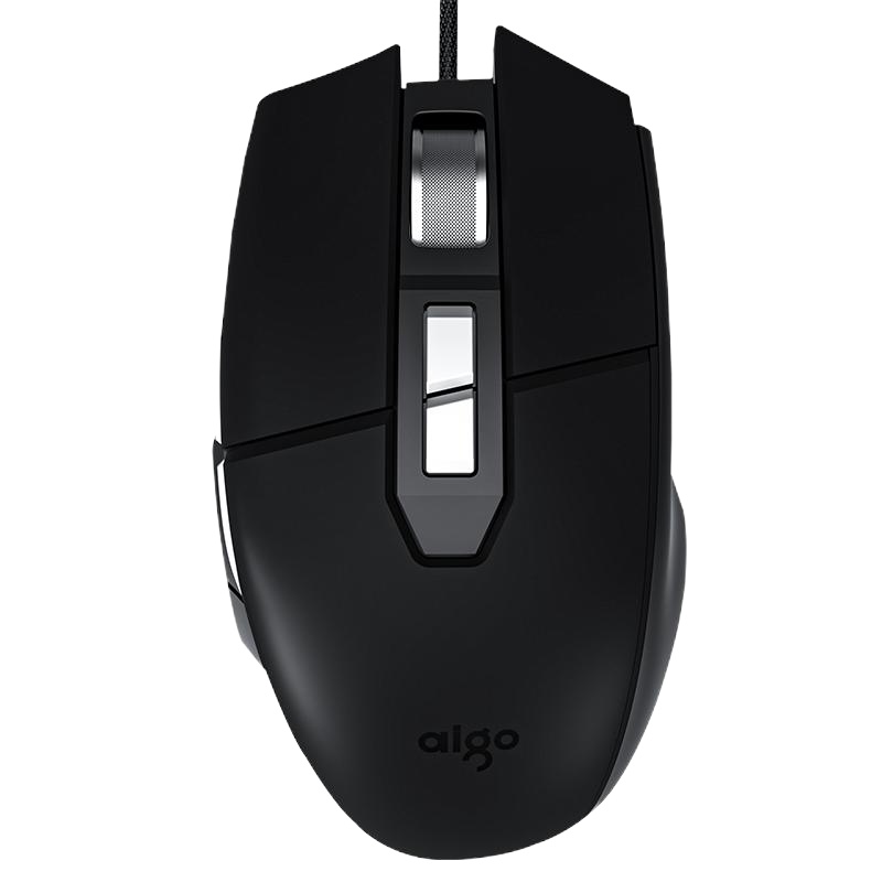 爱国者 (AIGO) RGB游戏竞技有线鼠标 绝地求生吃鸡宏编程 8键可压枪鼠标 Q38 黑色