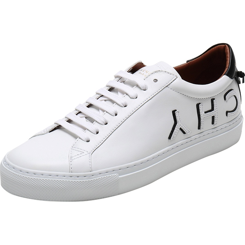 GIVENCHY 纪梵希 男士 字母Logo皮革Urban Street运动鞋板鞋 BH001DH0E2