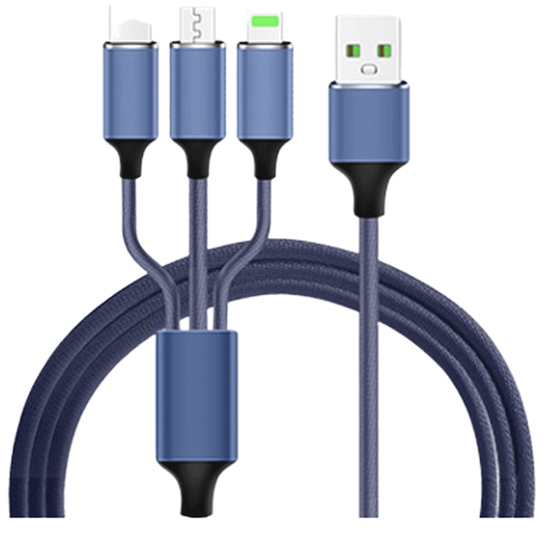 遥里逊 1.2米 一拖三数据线 10根/组