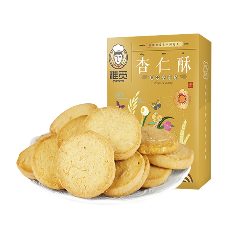 雅觅无蔗糖杏仁酥220g