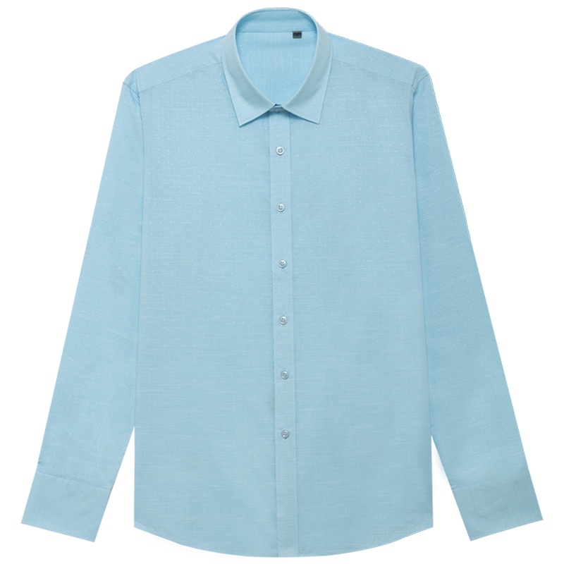 HODO红豆男装 男士长袖衬衫 【清新自然风】2020春季商务休闲简约棉混纺舒适长袖衬衫男