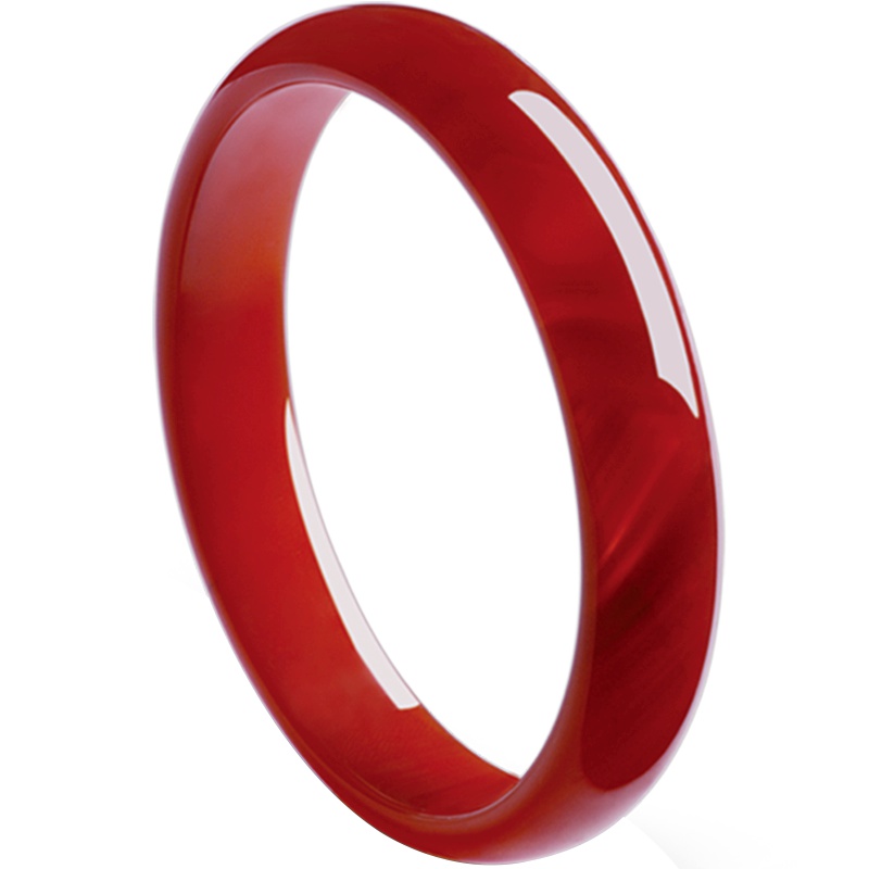 石头记天然红玛瑙黑玛瑙吉利手环手镯女本命年送妈妈送爱人