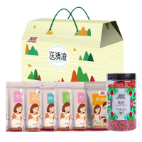 加园(Jiayuan)混合礼盒送清凉雪花银耳磨皮莲子百合6A桂圆枸杞红枣黄冰糖银耳羹