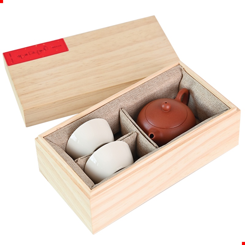 『朱泥大红袍西施套壶』宜兴紫砂壶 蒋兰娟手工制茶具茶壶 容量180cc