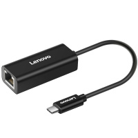 联想LX0804 Type-C转千兆网口转接器千兆转换器RJ45转接头苹果小米华为笔记本扩展坞拓展坞USB连接线