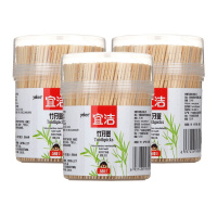 宜洁 天然环保酒店家用牙签550支袋装竹牙签牙签瓶牙签桶牙签筒YQ1160