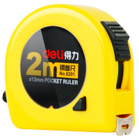 得力（deli）8201 钢卷尺(黄)（把）deli8201