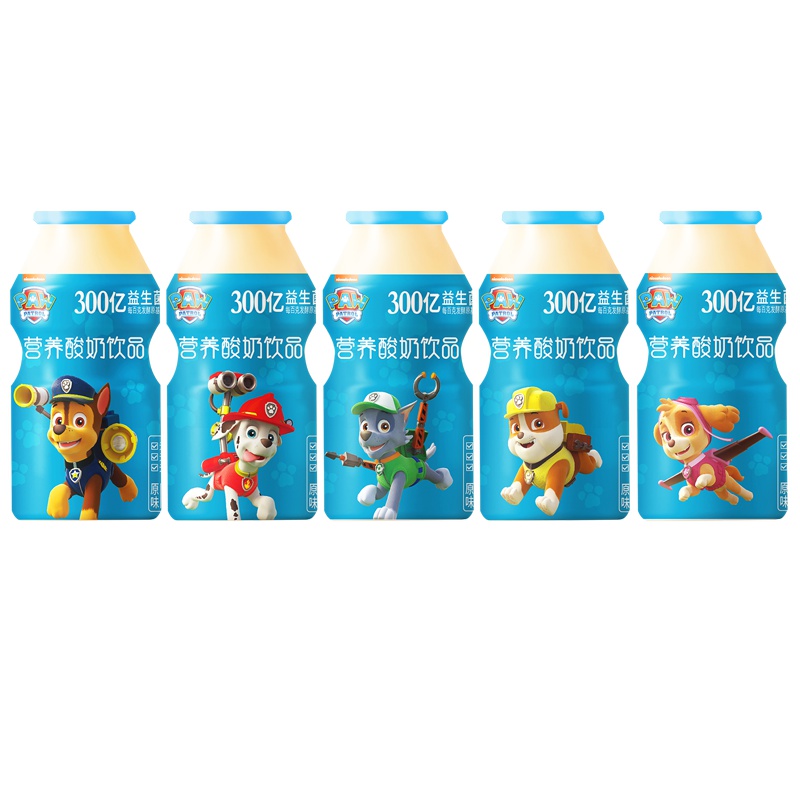 汪汪队乳酸菌饮品 酸奶饮料 原味礼盒装100ml*30瓶