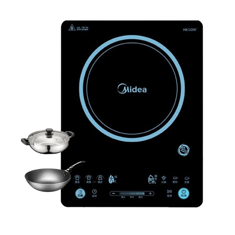 美的电磁炉家用2200W功率池电磁炉匀火触摸速热爆炒C22-RH2275