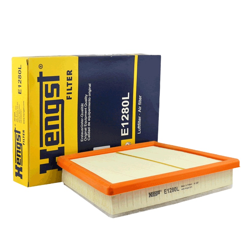 汉格斯特(hengst)空气滤.带粗滤E1280L适配宝马X1/X2系旅行/Mini3代 带粗滤