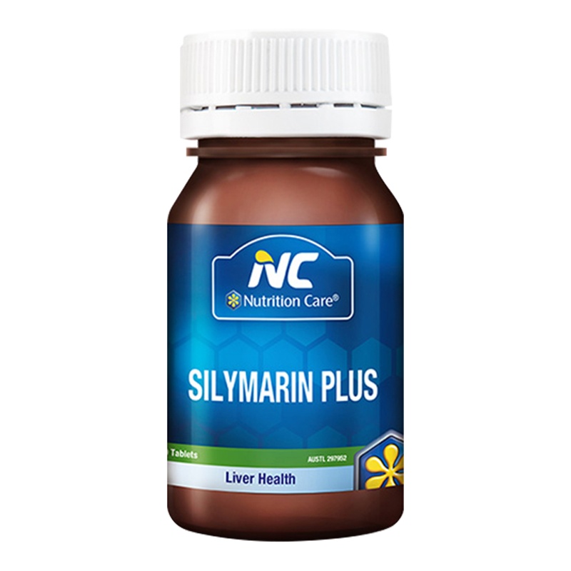 澳洲NC 水飞蓟素奶蓟草片 60粒 澳洲原装进口 养护肝脏醒酒加班熬夜进口 Nutrition Care 膳食营养补充剂