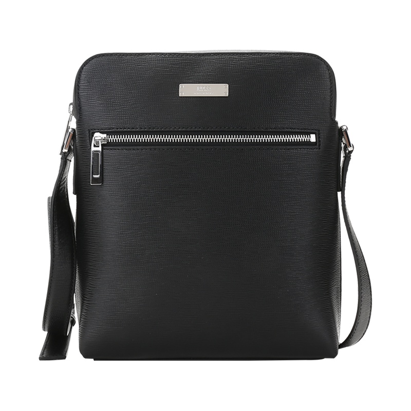 HUGO BOSS 雨果博斯 男士 牛皮单肩斜挎包50446375