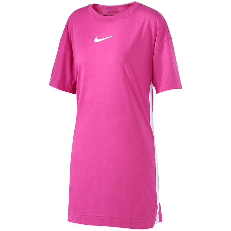 NIKE女装连衣裙时尚透气针织侧边抽绳休闲运动服BQ7961-623
