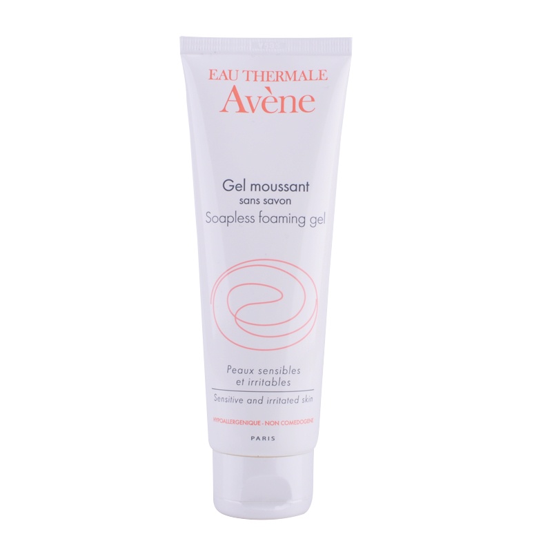 法国雅漾(Avene)平衡洁肤凝胶125ML(舒缓保湿 平衡油脂 洗面奶 男女通用 皮尔法伯集团 原装进口)