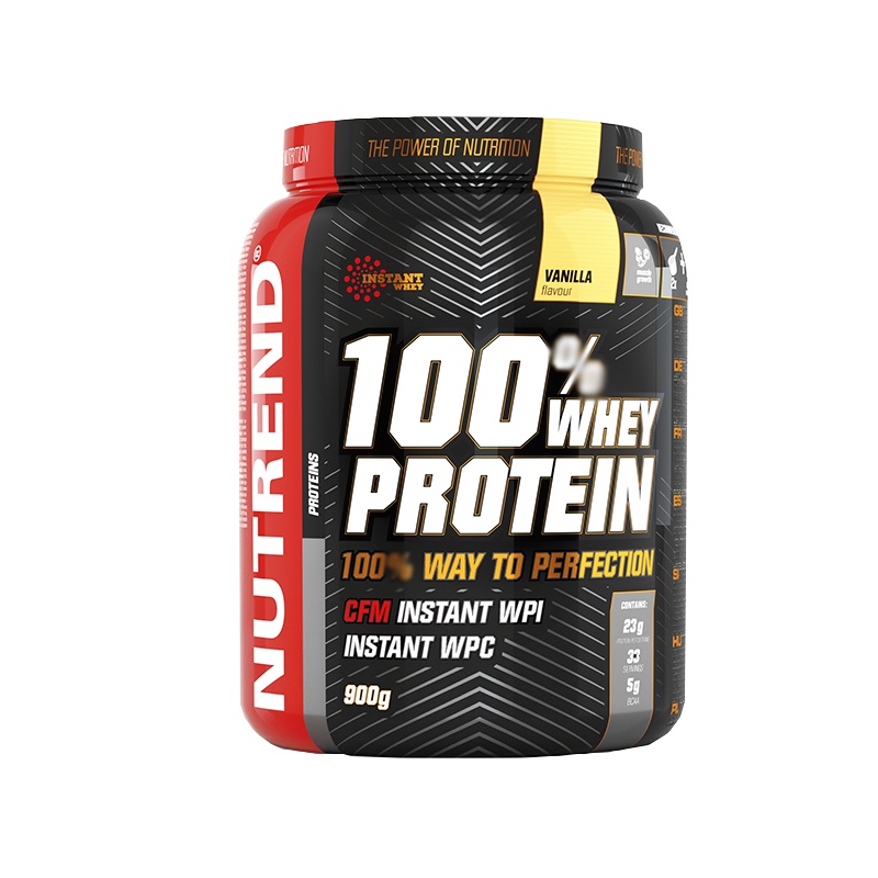 Nutrend诺特兰德乳清蛋白粉蛋白质粉健身男女蛋白营养增健肌粉2磅香草味