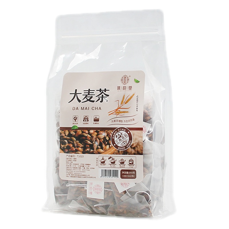 谯韵堂大麦茶茶叶50包量贩装原味烘焙大麦茶三角包原味浓香型大麦茶