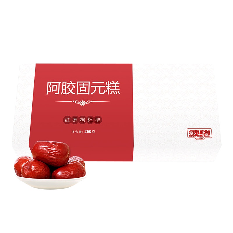 凝本堂 阿胶糕即食女纯手工260g 红枣阿胶膏 盒装