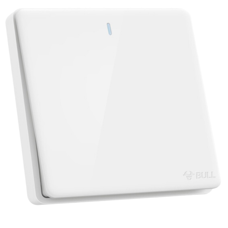 公牛(BULL) 开关插座 G28系列 一位双控带荧光开关 86型面板G28K112 珍珠白 暗装 (单位;件)