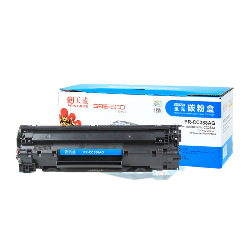 天威 硒鼓CC388A 适用1010/1012/1015/1018/1020/1022/3015/3020黑色 单个装