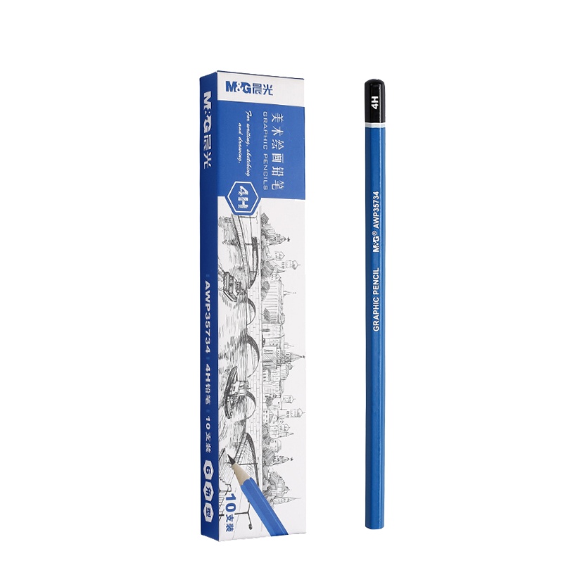 晨光(M&G) 美术绘画4H铅笔AWP35734 10支/盒