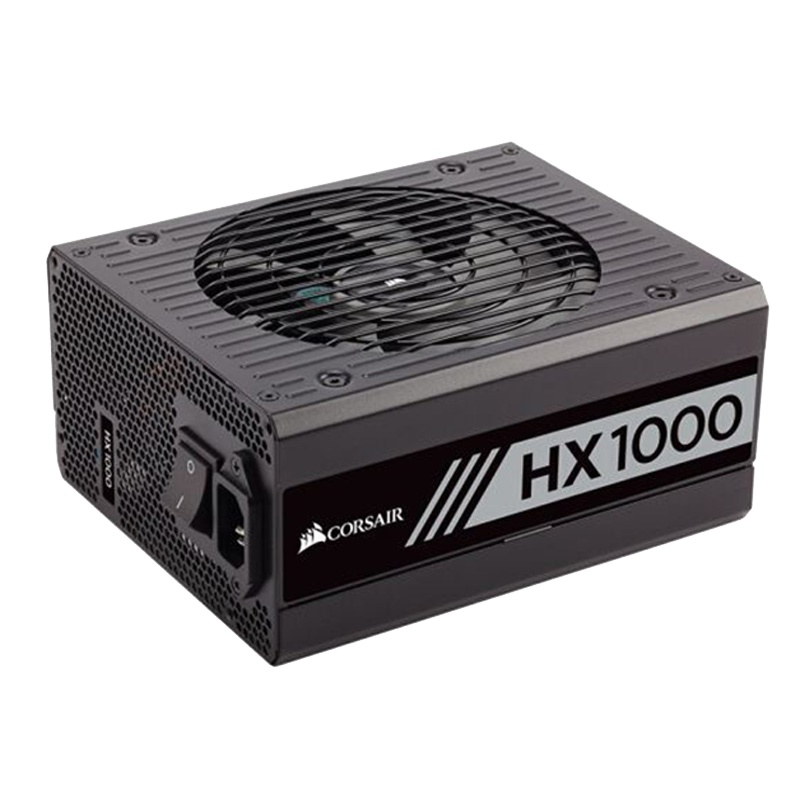 美商海盗船 (USCORSAIR) 额定1000W HX1000 台式机电源(80PLUS白金牌/主动式PFC/全模组)