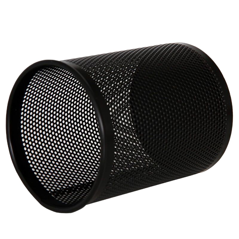 得力(deli)909笔筒 黑色(15个装)