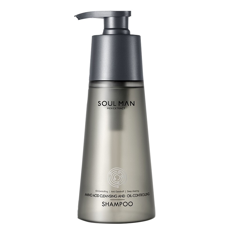 极男(SOULMAN)洗发水氨基酸除螨净痘控油去屑洗发露男士洗发水套装去油蓬松香水洗头膏 除螨洗发水1瓶
