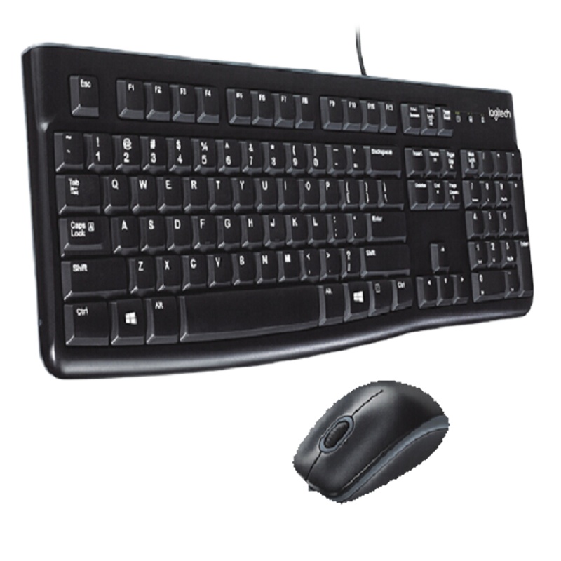 罗技(Logitech)MK120 有线键鼠套装 办公键鼠套装