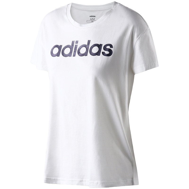 阿迪达斯女服短袖T恤运动休闲服装EI4575