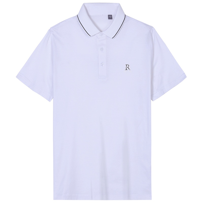 HODO红豆男装男士夏季短袖翻领T恤简约大方休闲纯色全棉微弹舒适短袖男