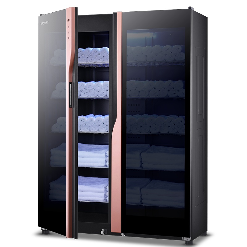 德玛仕(DEMASHI)毛巾消毒柜 商用立式紫外线 双开门 衣物衣服美容院理发店专用710L大容量ZTP910Y-1