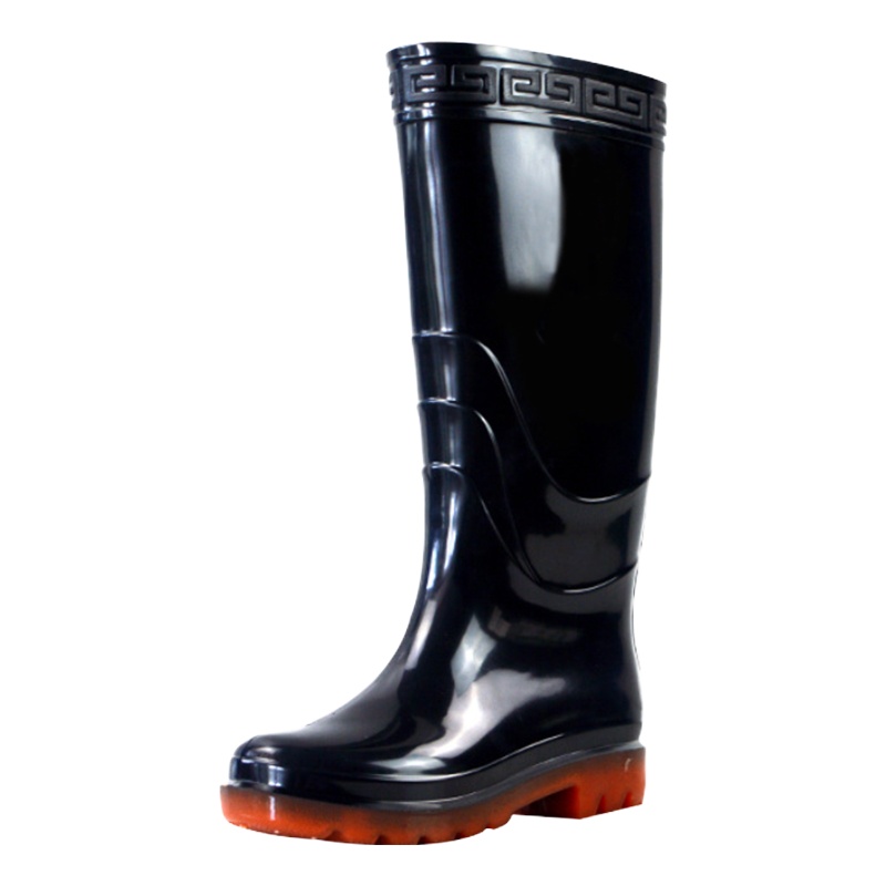 企购优品吉盾高筒矿工水鞋劳工塑胶雨鞋工地劳保男士塑胶雨靴37-45码