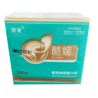 酷媛餐巾抽纸方巾纸正方形小抽纸餐饮纸巾ktv酒店抽纸餐巾纸三层小方抽